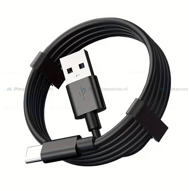 Connectiekabel - USB-C - USB-A Zwart