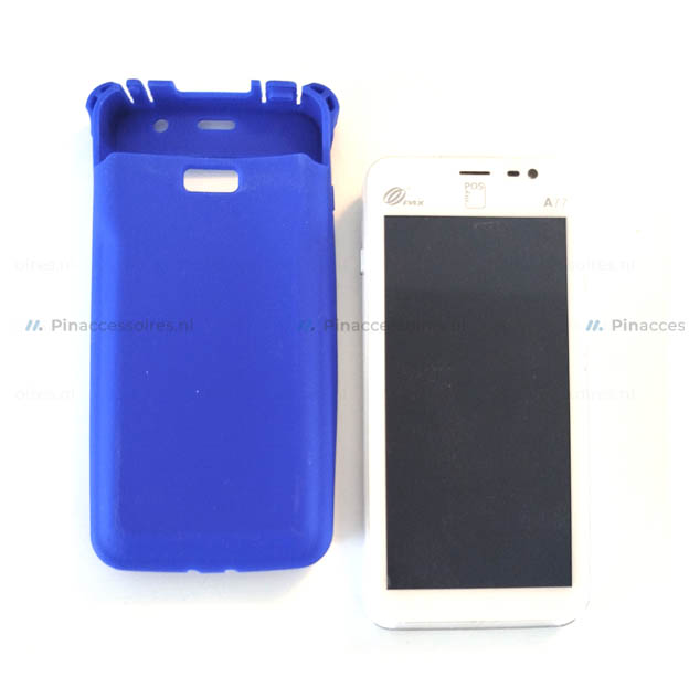 Pax A77 Beschermhoes Blauw case bumper (5)